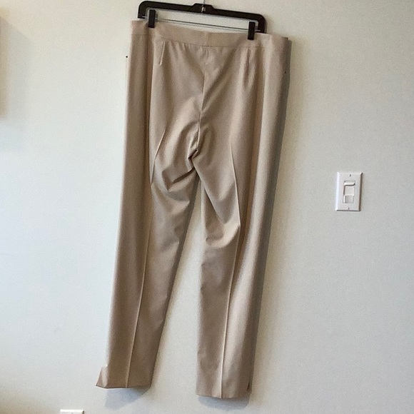 Lafayette 148 NY, Irving Beige Pants, Size 12 and FTTS - Picture 4 of 9